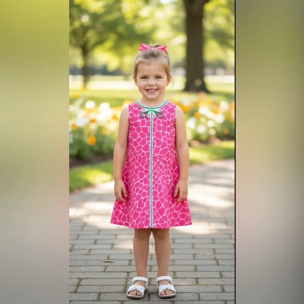 Lilly Pulitzer Pink Nightgown with Playful Print